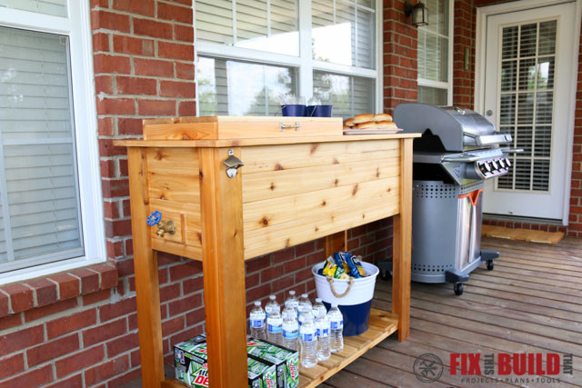 Best ideas about DIY Outdoor Cooler
. Save or Pin How to Build a Patio Cooler and Grill Cart bo Now.