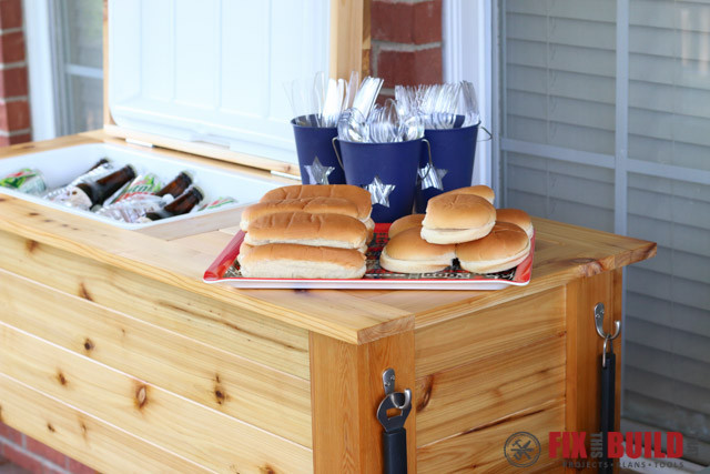 Best ideas about DIY Outdoor Cooler
. Save or Pin How to Build a Patio Cooler and Grill Cart bo Now.