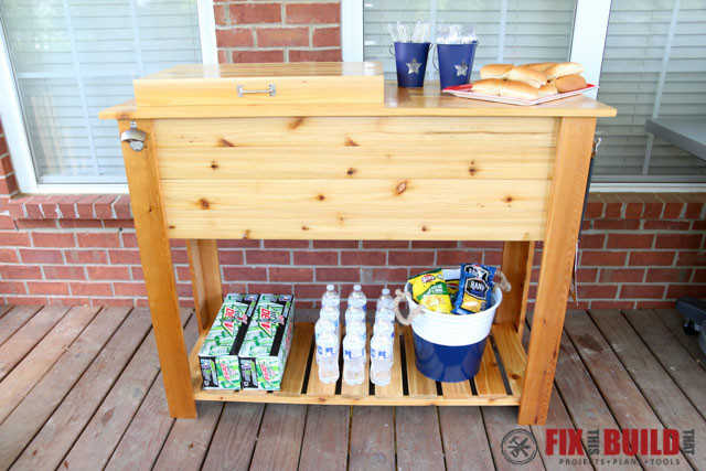 Best ideas about DIY Outdoor Cooler
. Save or Pin How to Build a Patio Cooler and Grill Cart bo Now.