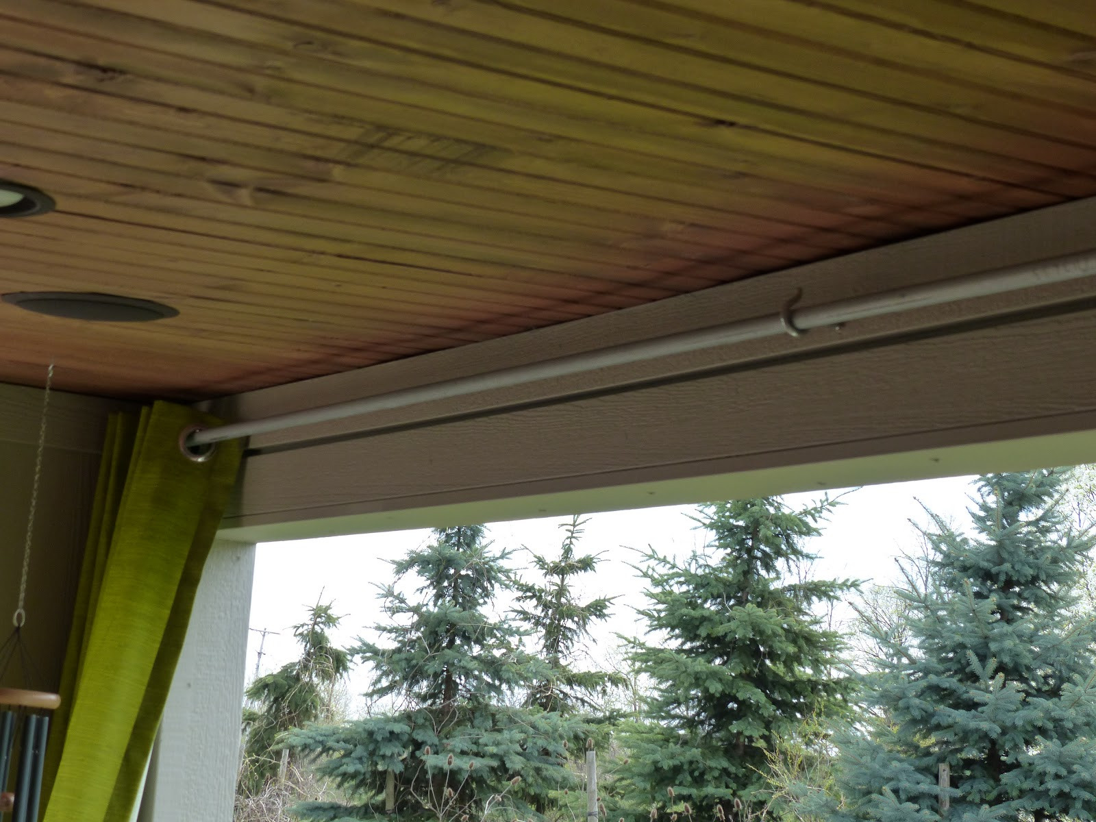 Best ideas about DIY Outdoor Curtain Rods
. Save or Pin JULIE PETERSON Simple Redesign DIY BUDGET OUTDOOR Now.