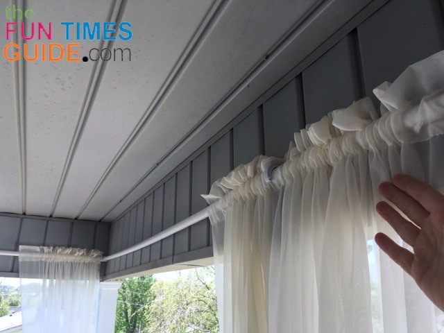 Best ideas about DIY Outdoor Curtain Rods
. Save or Pin DIY Curtain Rods For Outdoor Porch Curtains See How I Now.