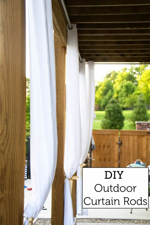 Best ideas about DIY Outdoor Curtain Rods
. Save or Pin 18 DIY Outdoor Ideas Now.