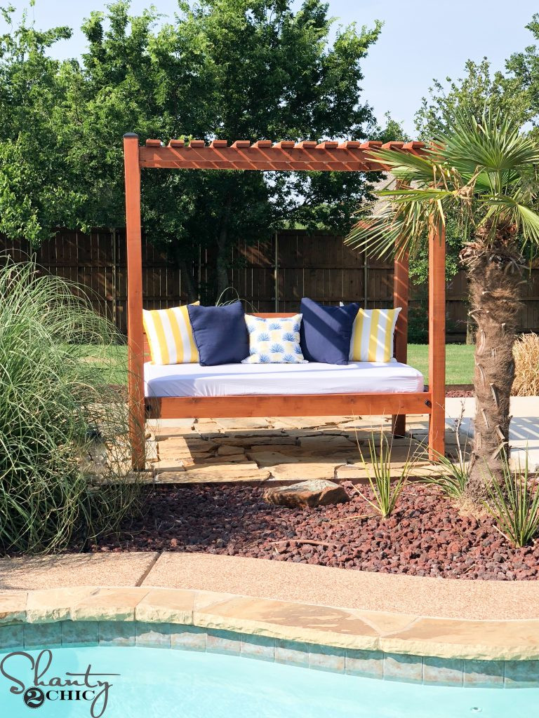 Best ideas about DIY Outdoor Daybed
. Save or Pin DIY Outdoor Day Bed for About $200 Shanty 2 Chic Now.