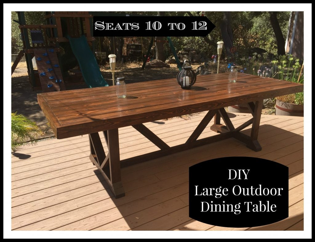 Best ideas about DIY Outdoor Dining Table
. Save or Pin DIY Outdoor Dining Table Shanty 2 Chic Now.