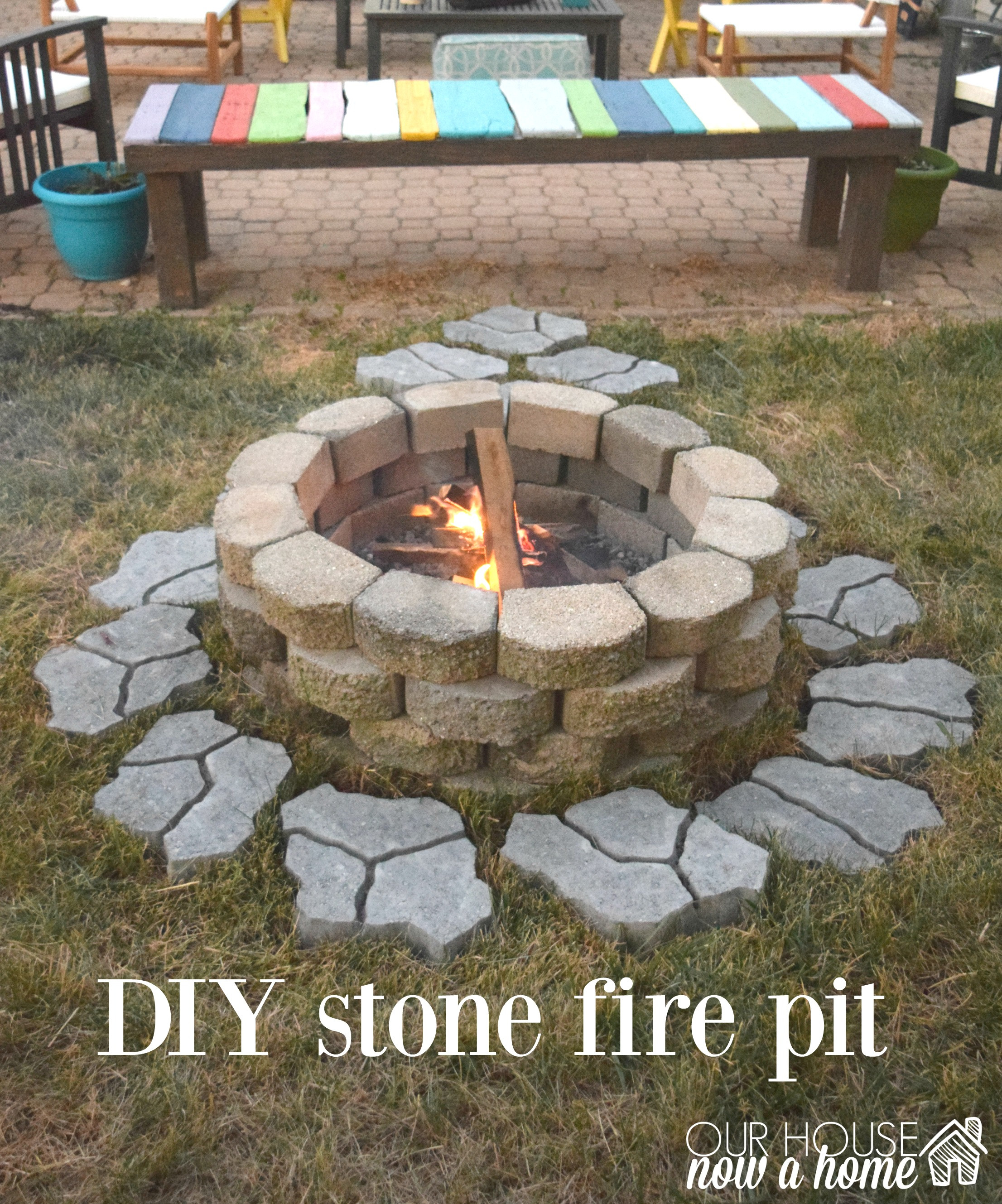 Best ideas about DIY Outdoor Fire Pits
. Save or Pin DIY fire pit for the backyard • Our House Now a Home Now.