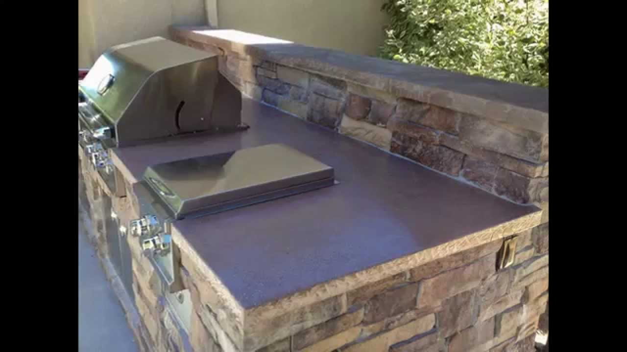 Best ideas about DIY Outdoor Grill Island
. Save or Pin Outdoor BBQ Island outdoor kitchen concrete countertop Now.