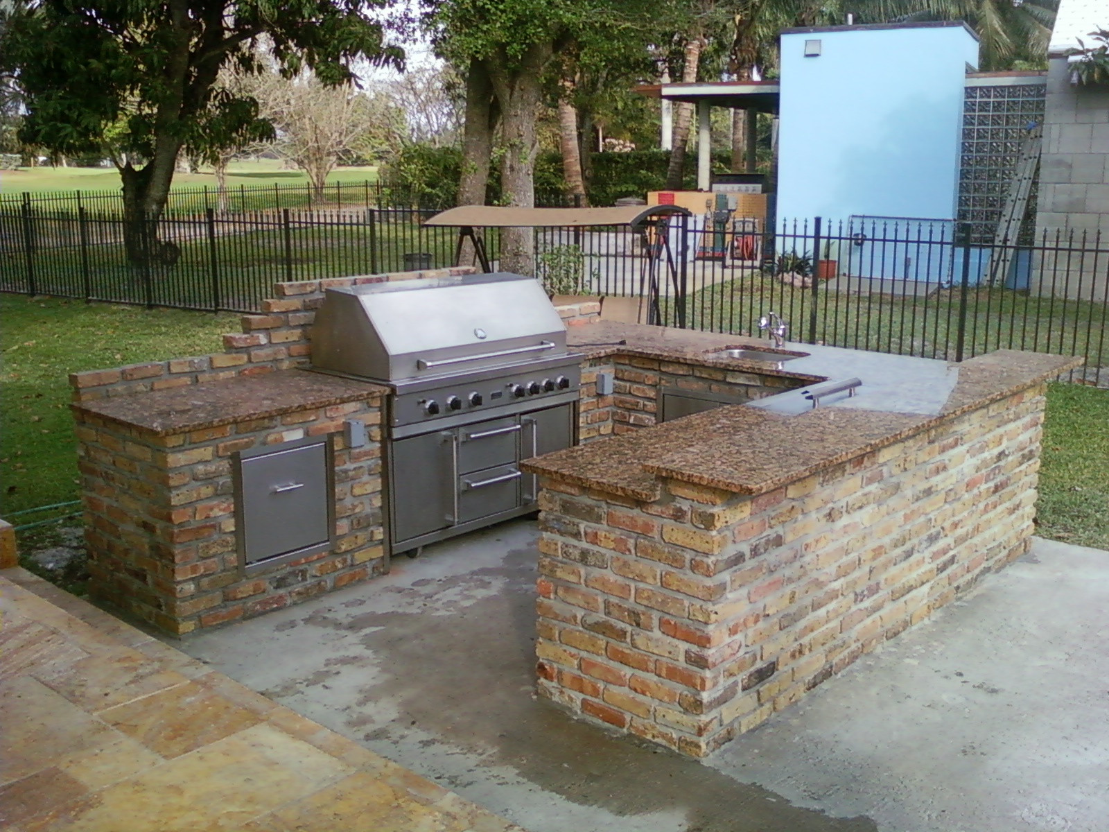 Best ideas about DIY Outdoor Grill Island
. Save or Pin Paving stone designs for patios outdoor bbq island Now.