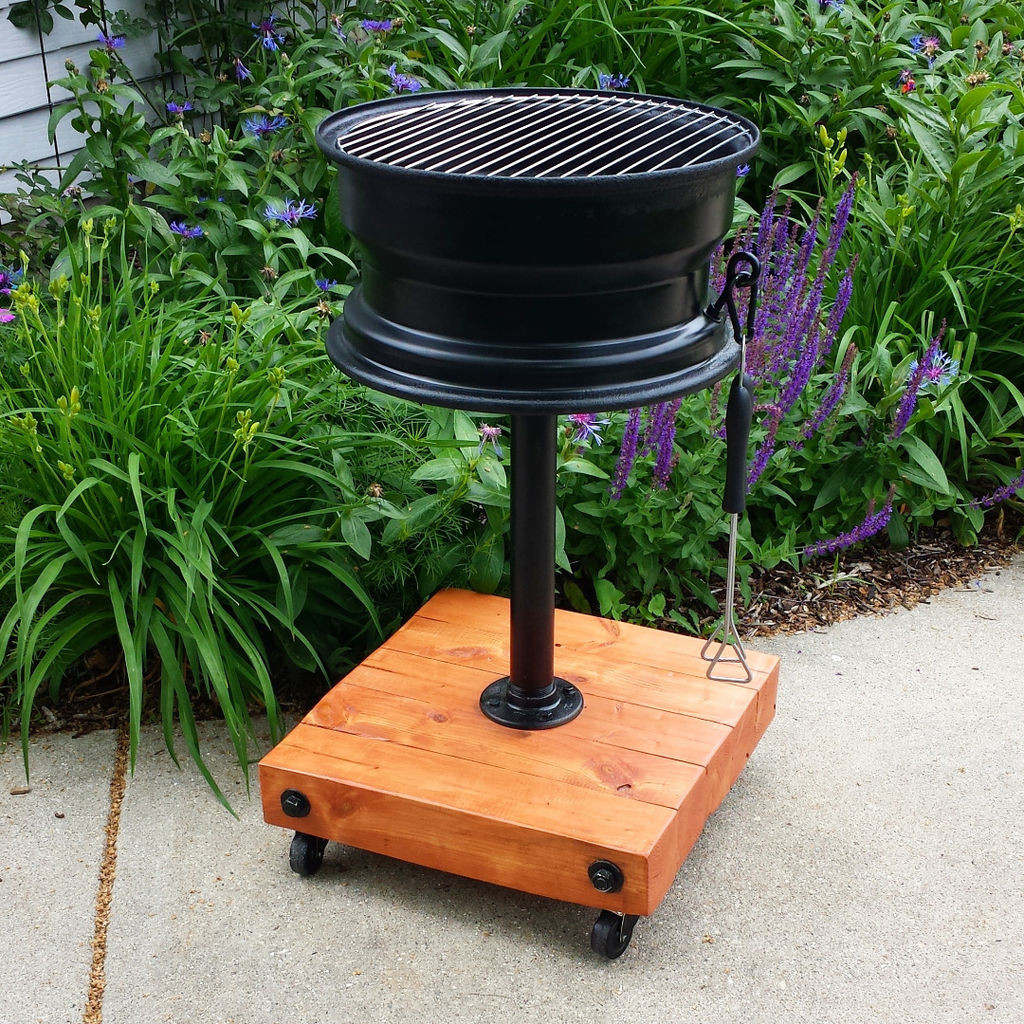 Best ideas about DIY Outdoor Grills
. Save or Pin DIY Tire Rim Grill No Welding Now.
