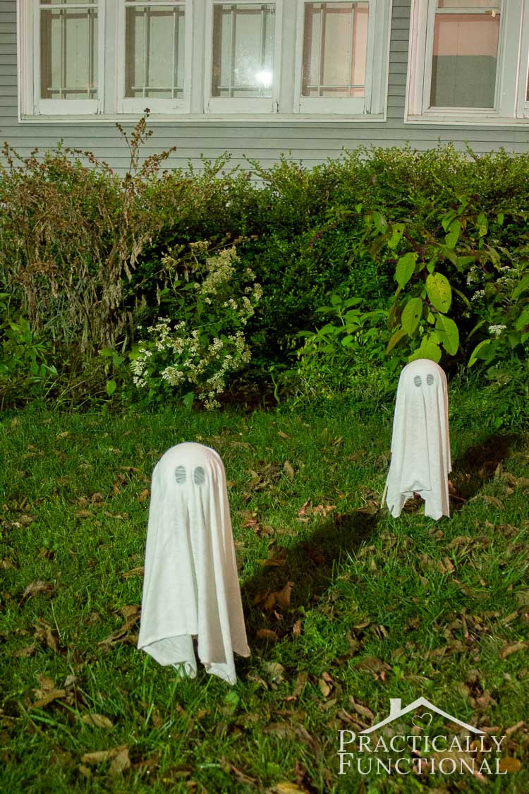 Best ideas about DIY Outdoor Halloween Decorations
. Save or Pin DIY Floating Halloween Ghosts For Your Yard Now.