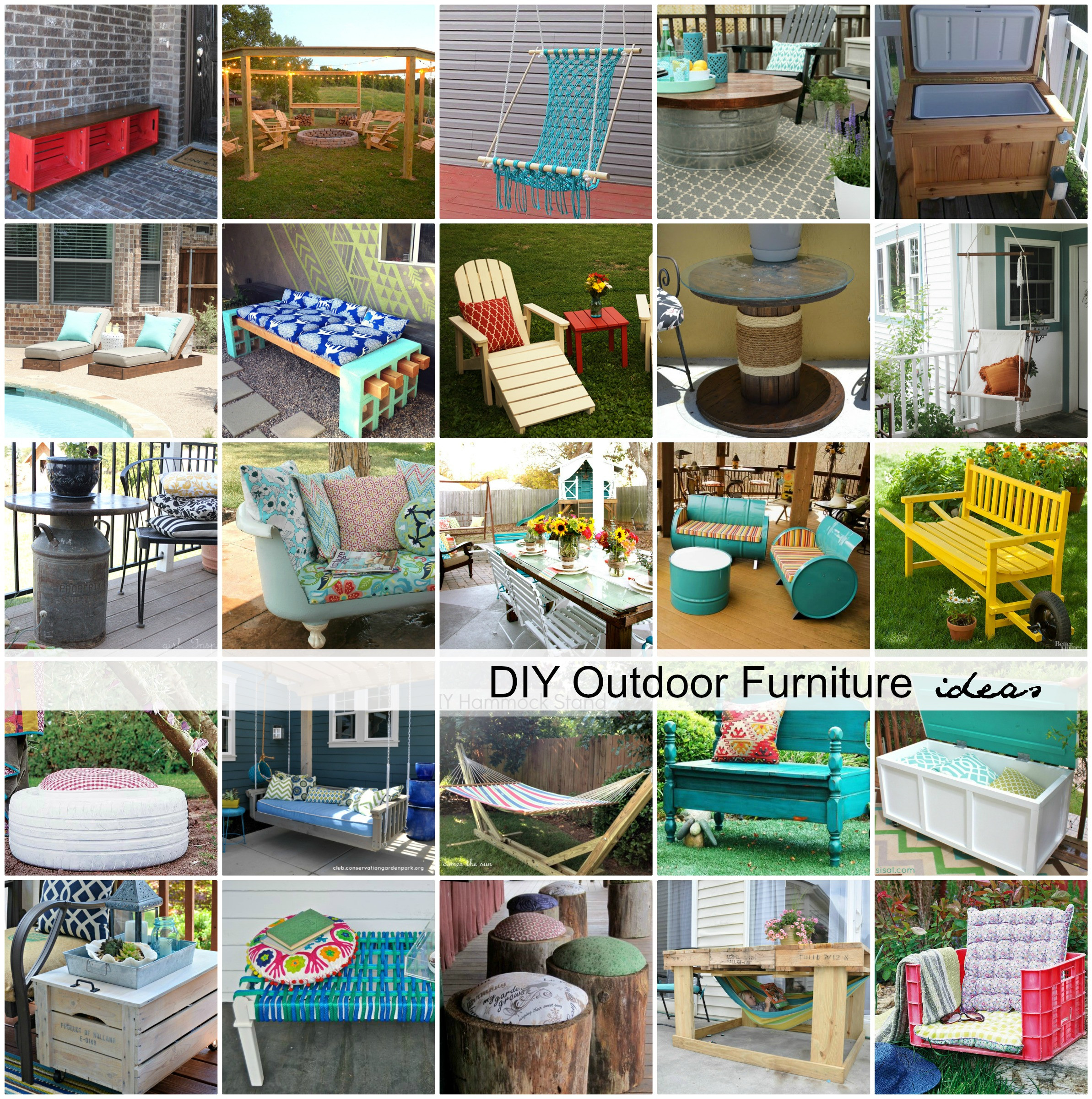 Best ideas about DIY Outdoor Ideas
. Save or Pin DIY Outdoor Furniture Ideas The Idea Room Now.