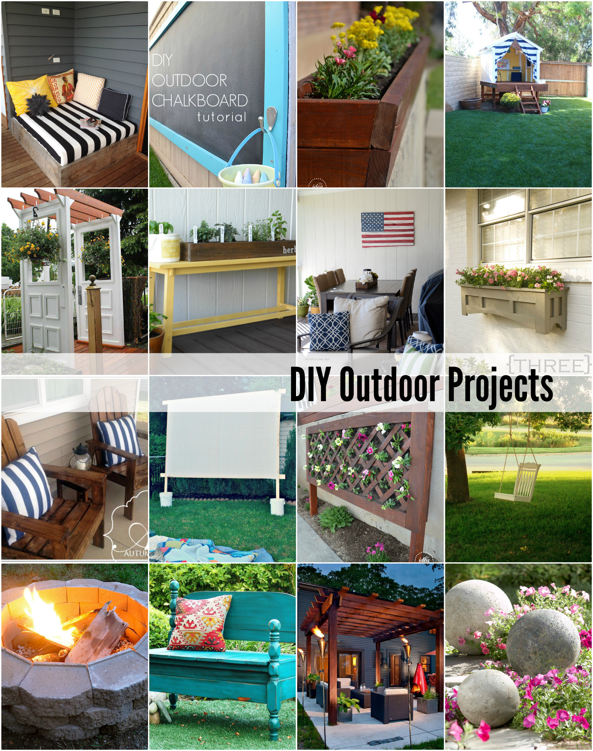 Best ideas about DIY Outdoor Ideas
. Save or Pin 20 DIY Outdoor Projects The Idea Room Now.