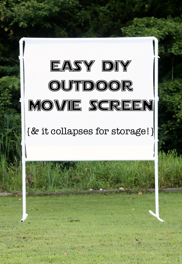 Best ideas about DIY Outdoor Movie Screen
. Save or Pin How to make an easy DIY outdoor movie screen Now.