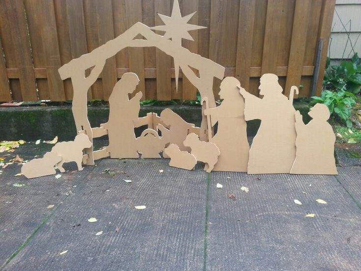 Best ideas about DIY Outdoor Nativity Scene
. Save or Pin Nativity scene made from sheet of 1 2 inch plywood Now.