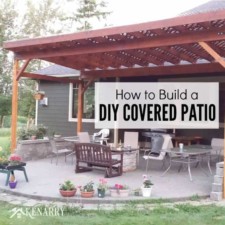 Best ideas about DIY Outdoor Patios . Save or Pin How to Build a DIY Covered Patio Now.