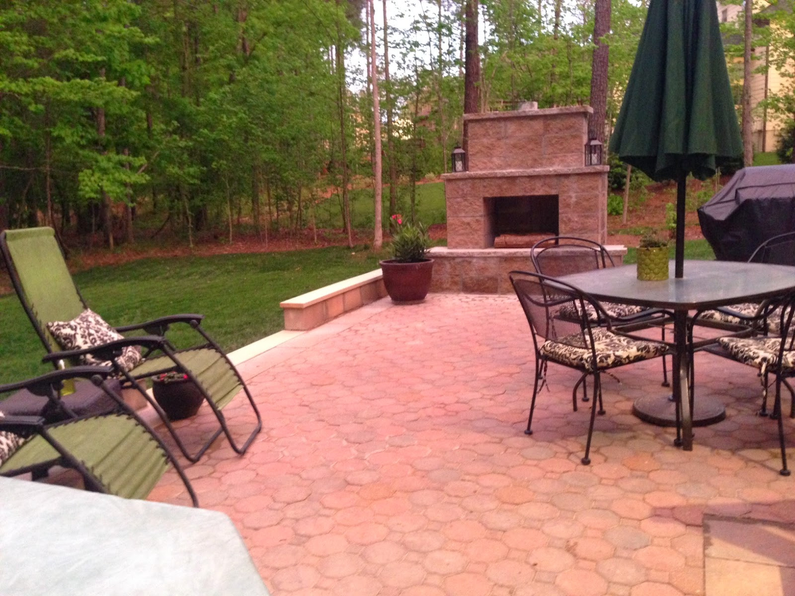 Best ideas about DIY Outdoor Patios . Save or Pin Life in the Barbie Dream House DIY Paver Patio and Now.