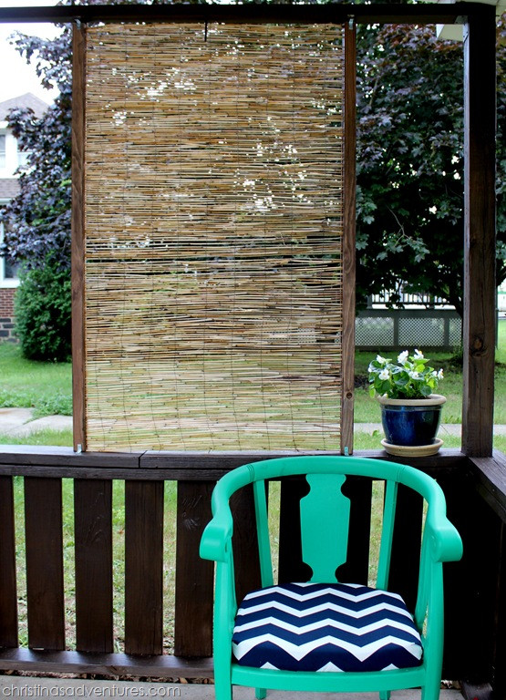 Best ideas about DIY Outdoor Privacy Screens
. Save or Pin DIY Bamboo Privacy Screen Christinas Adventures Now.