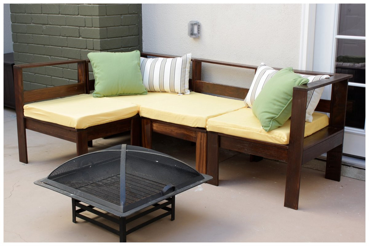 Best ideas about DIY Outdoor Sectional
. Save or Pin Ana White Now.