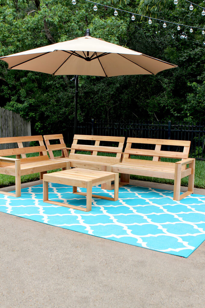 Best ideas about Diy Outdoor Sectional
. Save or Pin DIY Outdoor Sectional for Under $100 Now.