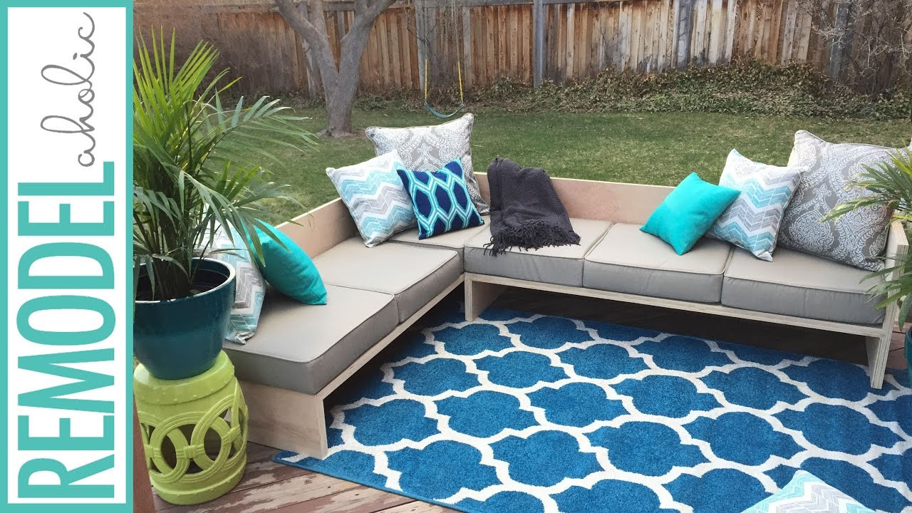 Best ideas about DIY Outdoor Sectional
. Save or Pin DIY Modern Outdoor Sofa Sectional Now.