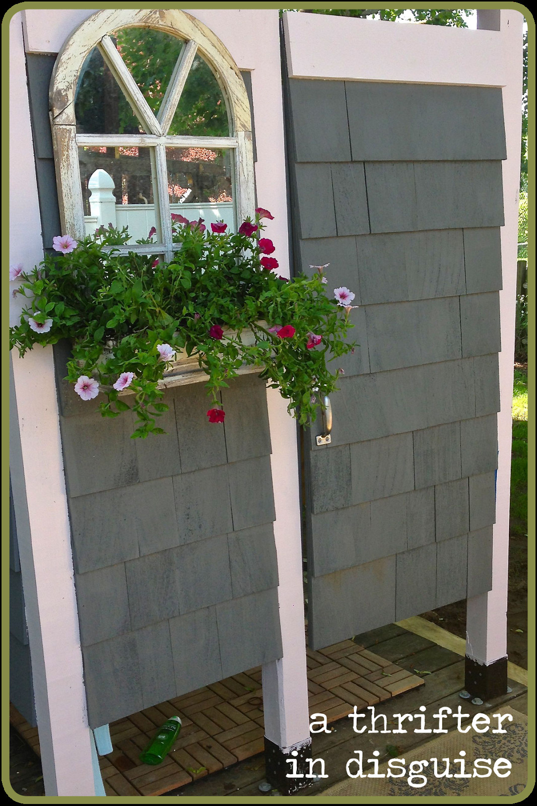 Best ideas about DIY Outdoor Shower Enclosure
. Save or Pin A Thrifter in Disguise Outdoor Shower Enclosure Now.