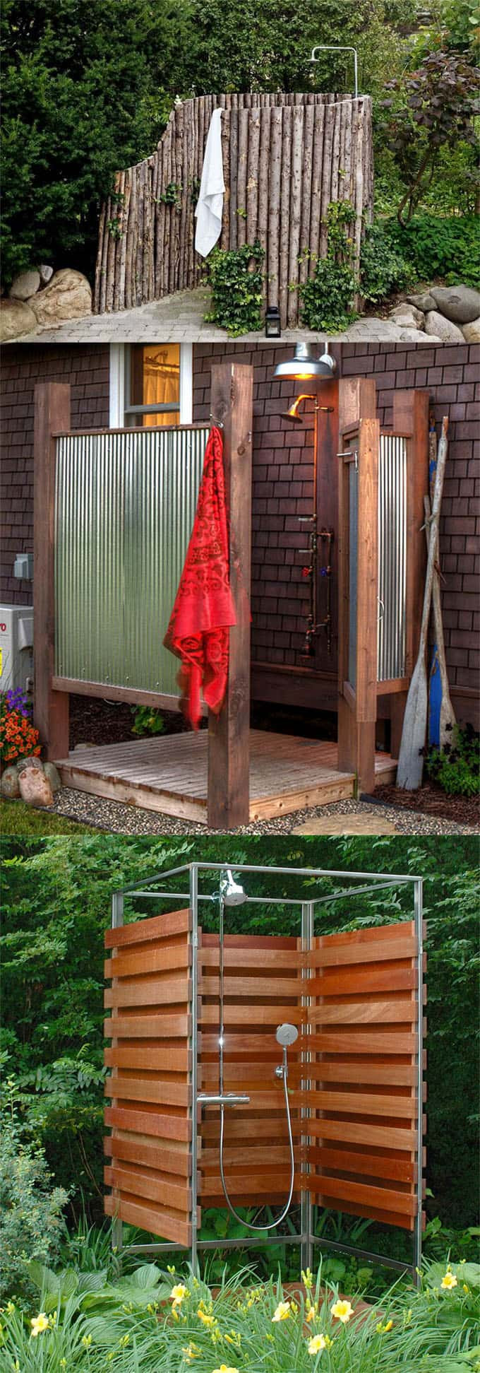Best ideas about DIY Outdoor Shower Enclosure
. Save or Pin 32 Beautiful DIY Outdoor Shower Ideas for the Best Now.