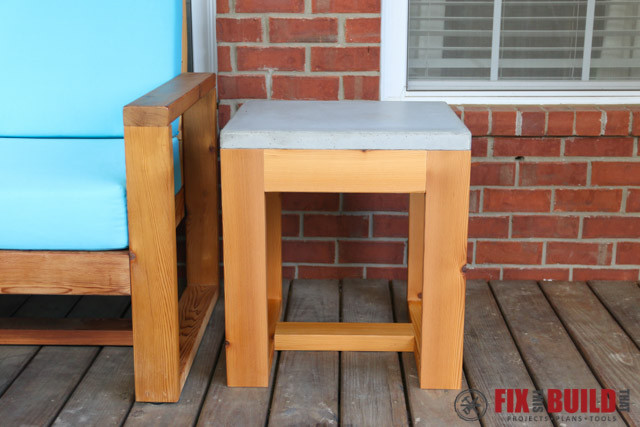 Best ideas about DIY Outdoor Side Table
. Save or Pin DIY Outdoor Side Table 2x4 and Concrete Now.