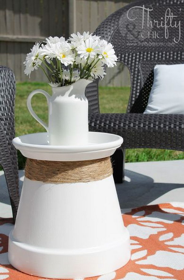 Best ideas about DIY Outdoor Side Table
. Save or Pin 25 DIY Side Table Ideas With Lots of Tutorials 2017 Now.