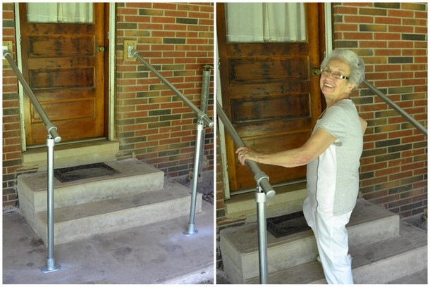 Best ideas about DIY Outdoor Stair Railing
. Save or Pin 5 DIY Metal Stair Railing Examples Now.