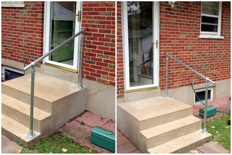 Best ideas about DIY Outdoor Stair Railing
. Save or Pin Easy to Install Outdoor Stair Railing Now.