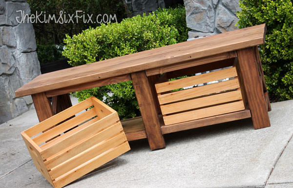 Best ideas about DIY Outdoor Wood Bench
. Save or Pin DIY Outdoor Storage Benches Now.