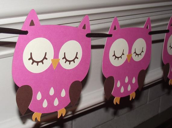 Best ideas about DIY Owl Baby Shower Decorations
. Save or Pin Owl garland bunting banner nursery decorationbaby shower Now.