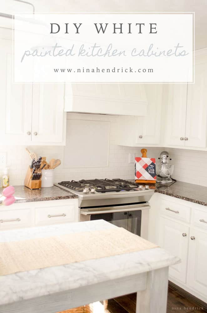 Best ideas about DIY Paint Kitchen Cabinets White
. Save or Pin DIY White Painted Kitchen Cabinets Reveal Now.