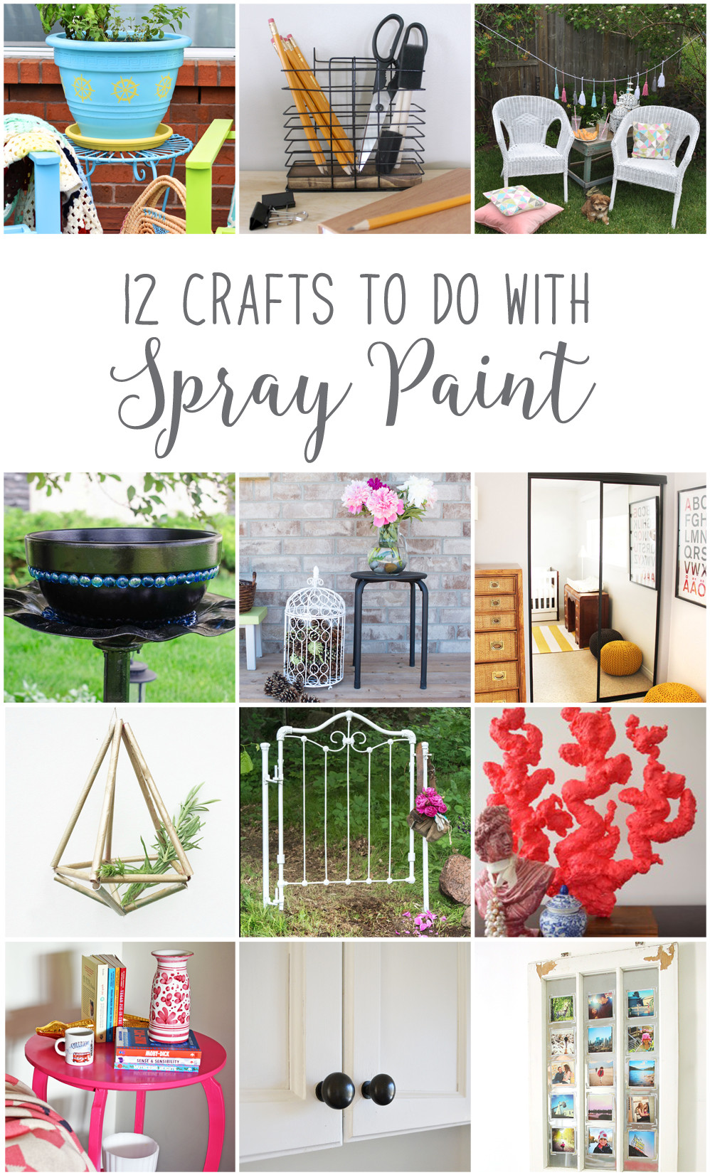 Best ideas about DIY Paint Projects
. Save or Pin How to Update Your Home on a Bud with Spray Paint Now.