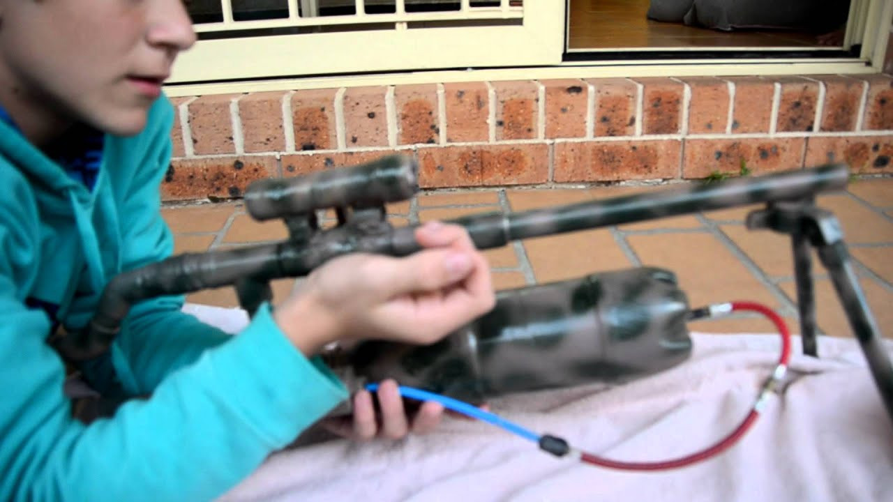 Best ideas about DIY Paintball Gun
. Save or Pin Shooting my homemade paintball gun Now.