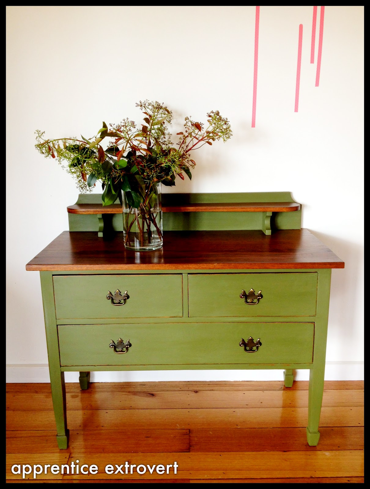 Best ideas about DIY Painted Dresser
. Save or Pin apprentice extrovert Before And After Another DIY Chalk Now.