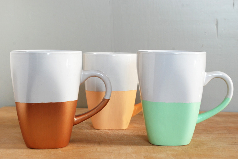 Best ideas about DIY Painted Mugs
. Save or Pin DIY Paint Dipped Mugs The Merrythought Now.