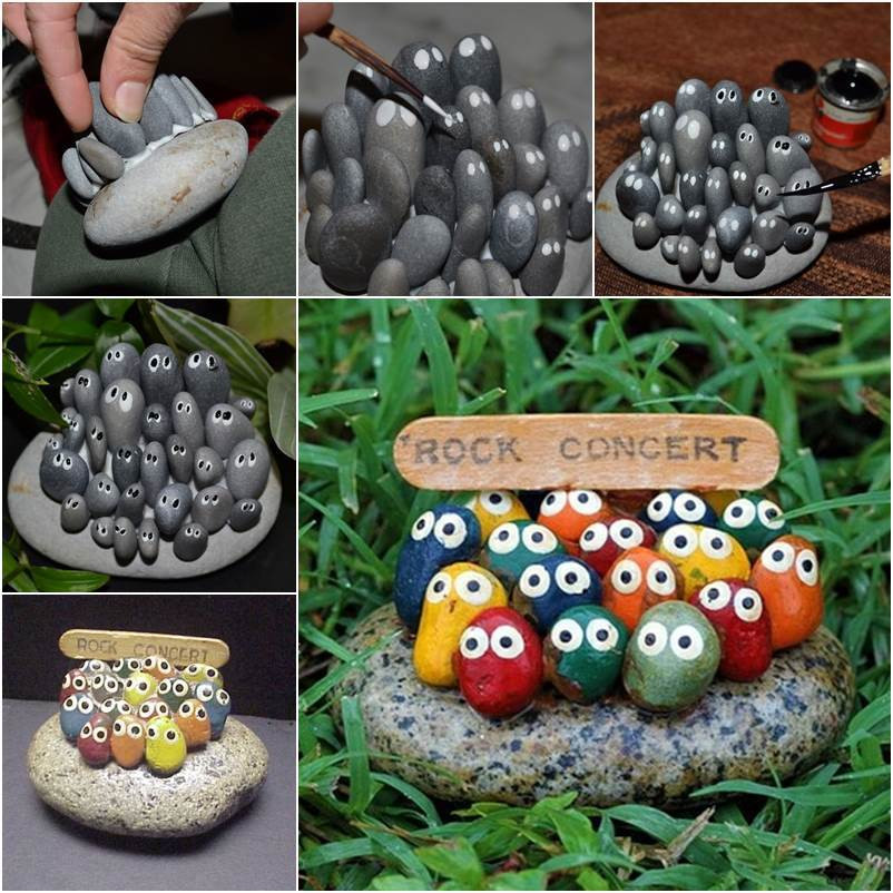 Best ideas about DIY Painted Rocks
. Save or Pin How to DIY Adorable Rock Concert Painted Rock Art Now.