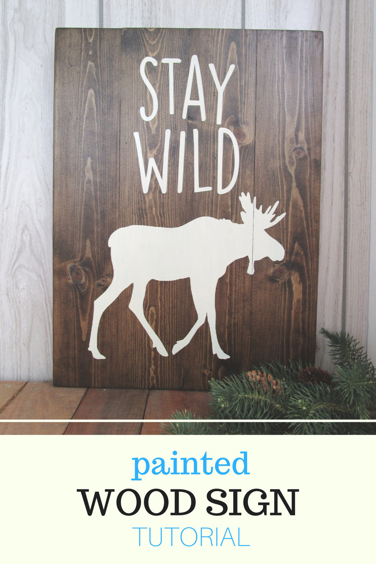 Best ideas about DIY Painted Wood Signs
. Save or Pin Northwoods Attic DIY Painted Wood Sign Tutorial Now.