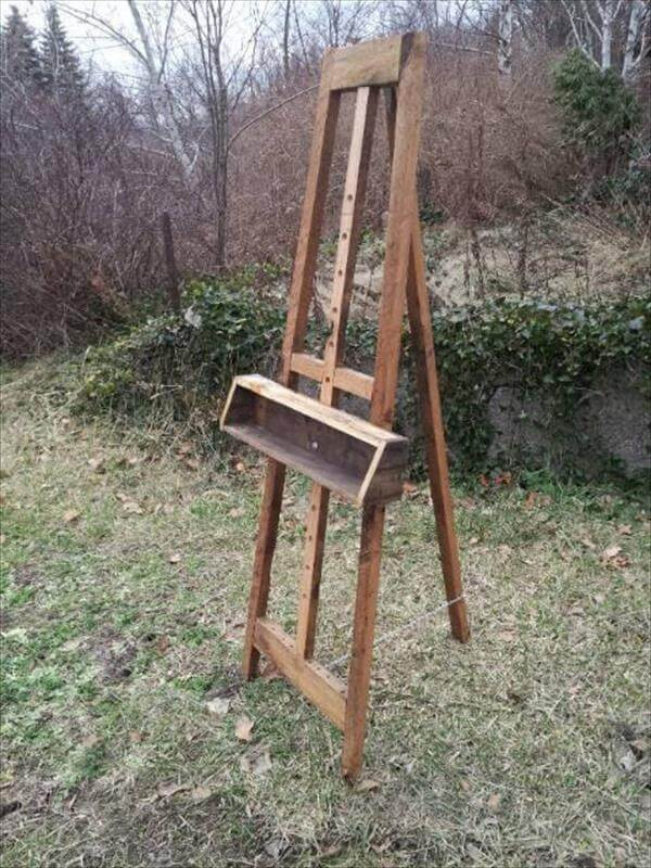 Best ideas about DIY Painting Easel
. Save or Pin DIY Recycled Pallet Painters Easel – 101 Pallets Now.