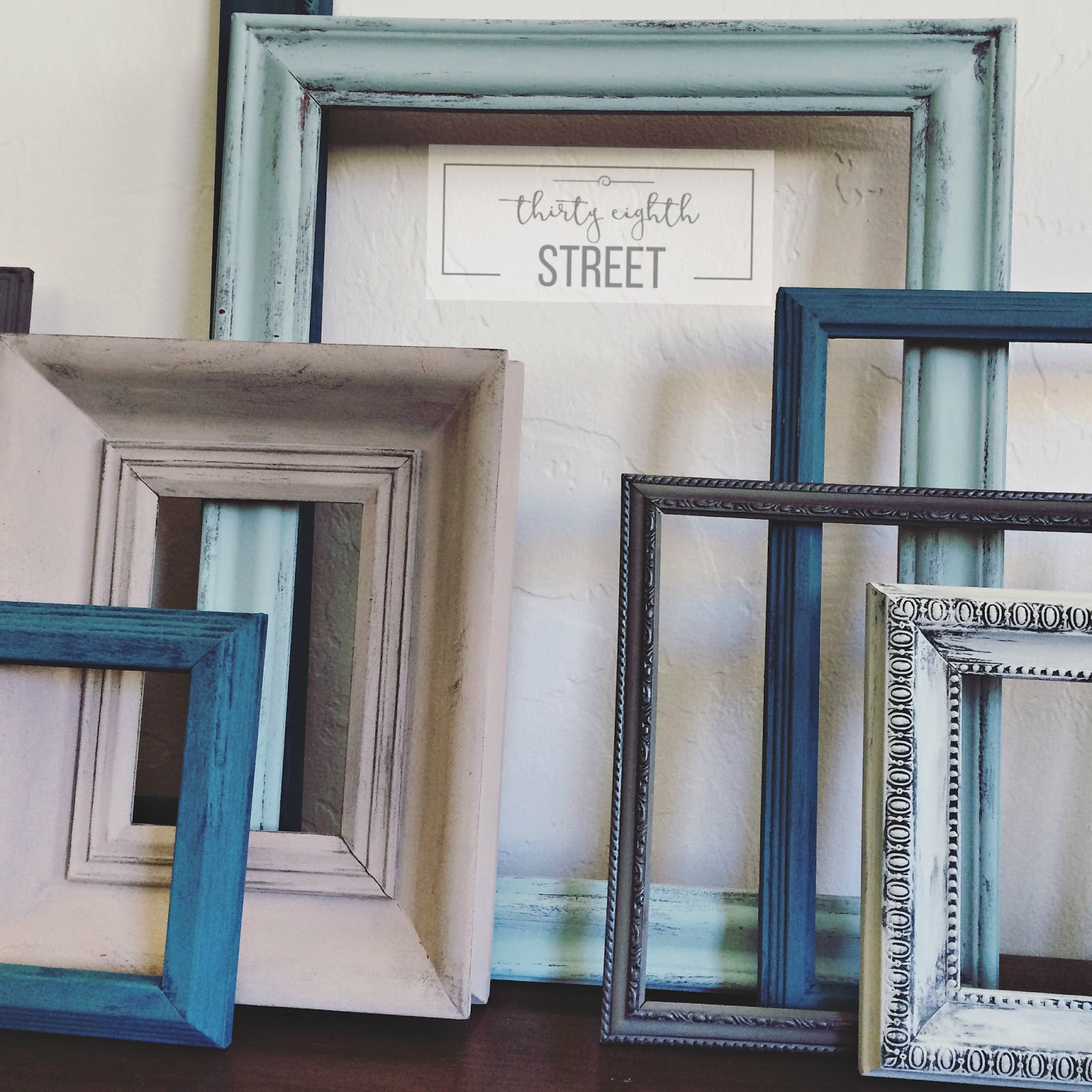 Best ideas about DIY Painting Frame
. Save or Pin DIY Painted Thrift Store Picture Frames Thirty Eighth Street Now.