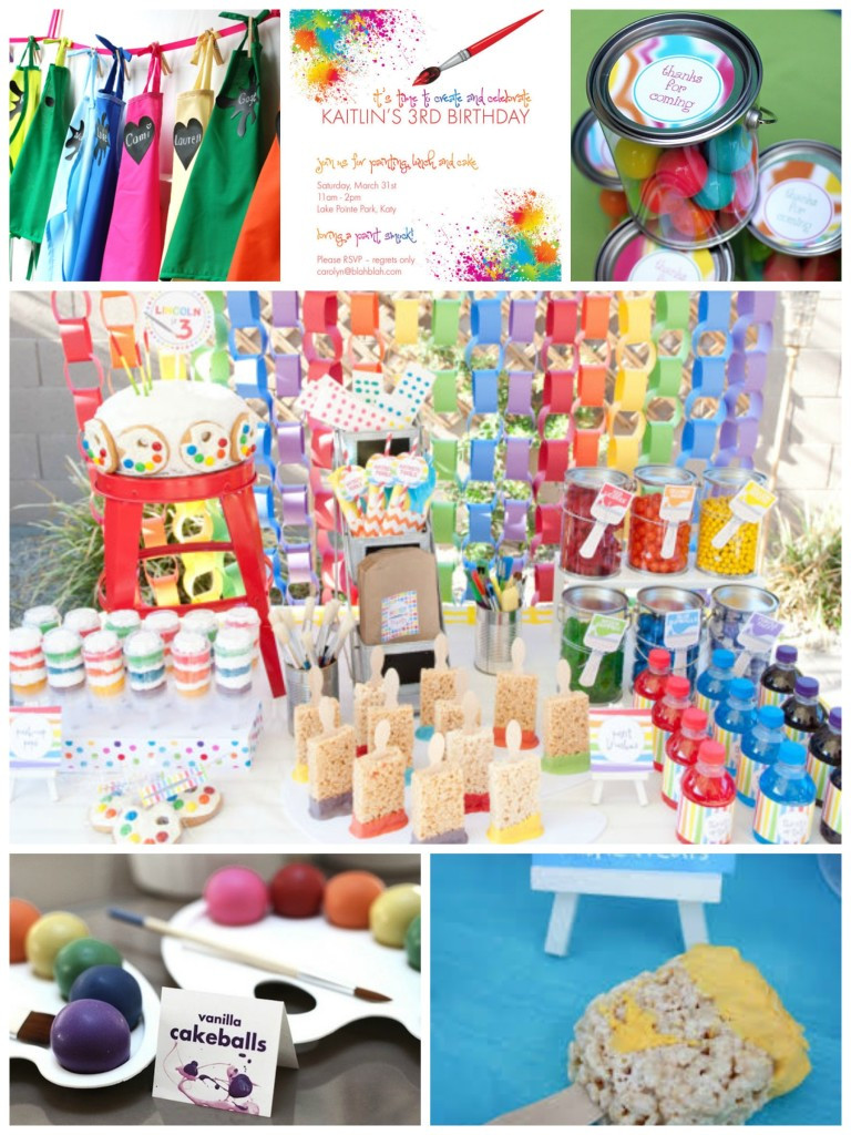 Best ideas about DIY Painting Party
. Save or Pin Kid s Paint Birthday Party Now.