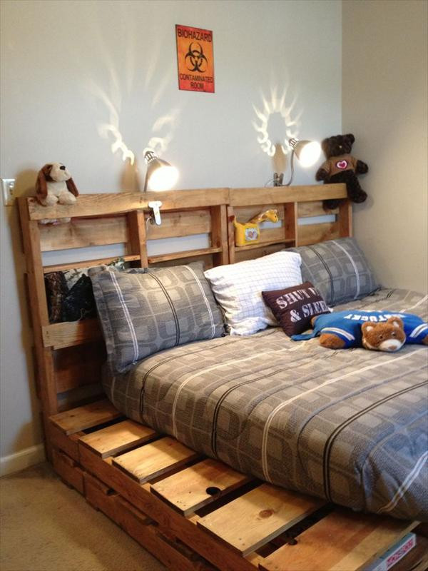 Best ideas about DIY Pallet Bed Frame
. Save or Pin DIY Wooden Pallet Beds Now.