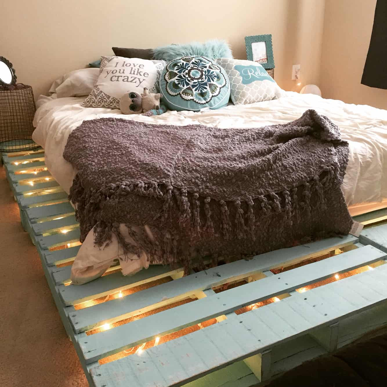 Best ideas about DIY Pallet Bed Frame
. Save or Pin Top 62 Recycled Pallet Bed Frames DIY Pallet Collection Now.