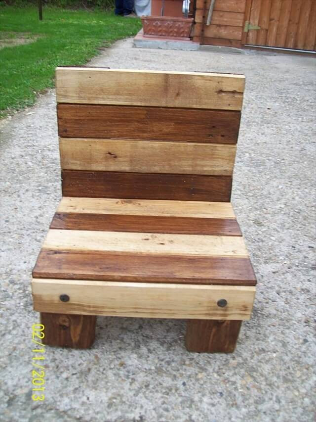 Best ideas about DIY Pallet Chair
. Save or Pin DIY Small Pallet Chair for kids Now.