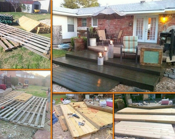 Best ideas about DIY Pallet Deck
. Save or Pin DIY Wooden Pallet Deck for Under $300 Now.