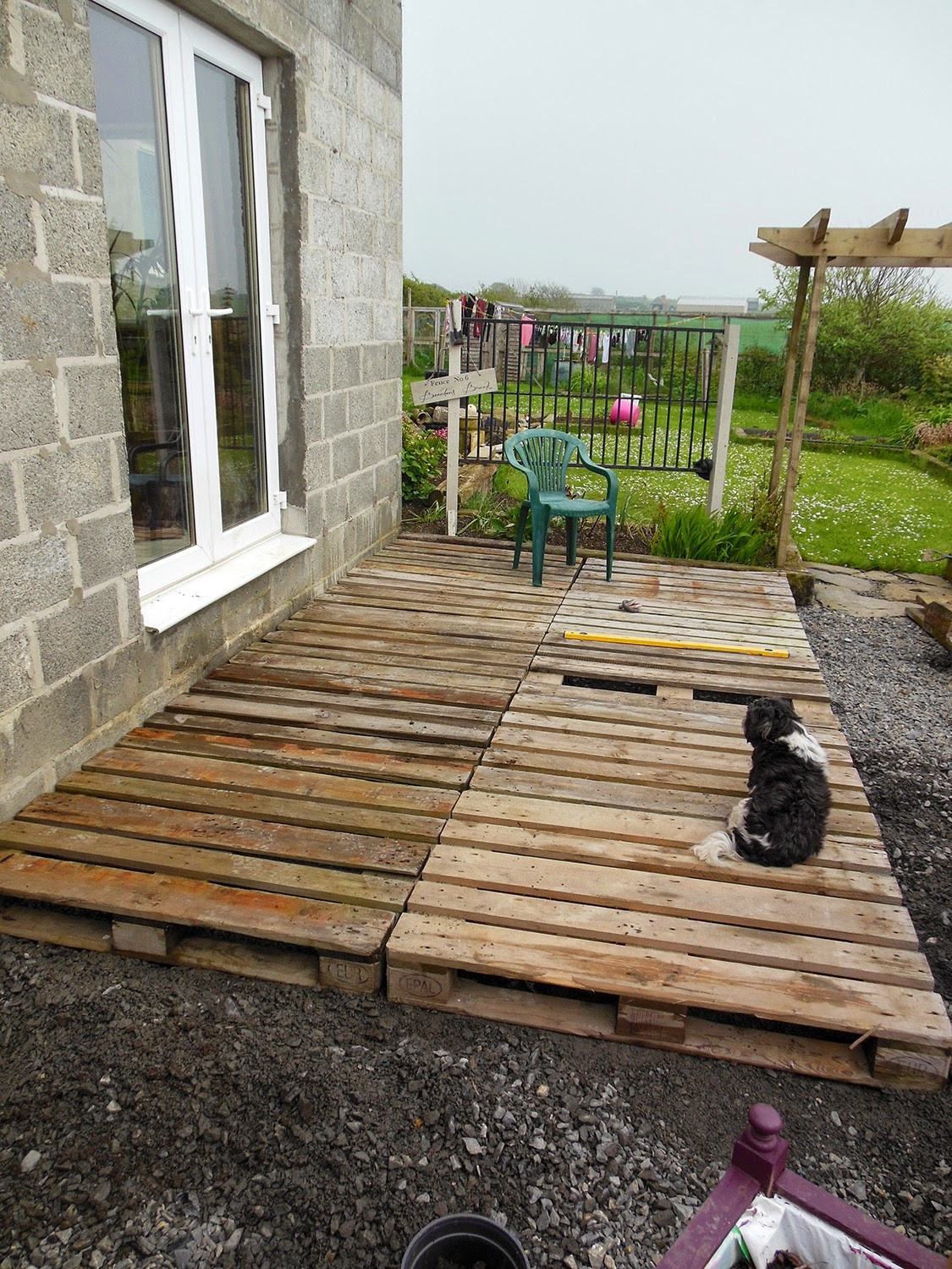 Best ideas about DIY Pallet Deck
. Save or Pin Coach House Crafting on a bud Diy pallet wood decking Now.