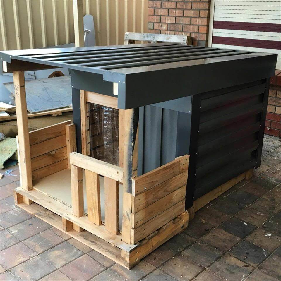 Best ideas about DIY Pallet Dog House
. Save or Pin Pallet Dog House Kennel Instructions Now.