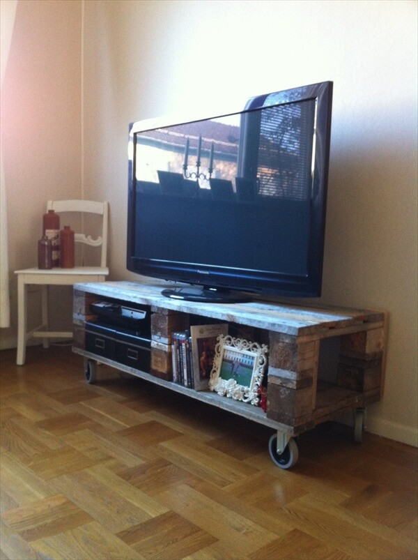 Best ideas about DIY Pallet Tv Stand
. Save or Pin 38 Wood Pallet Decorating Ideas with Creativity and Fun Now.