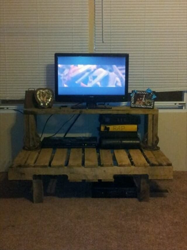 Best ideas about DIY Pallet Tv Stand
. Save or Pin Seven Ravishing Plans on Pallet TV Stand Now.