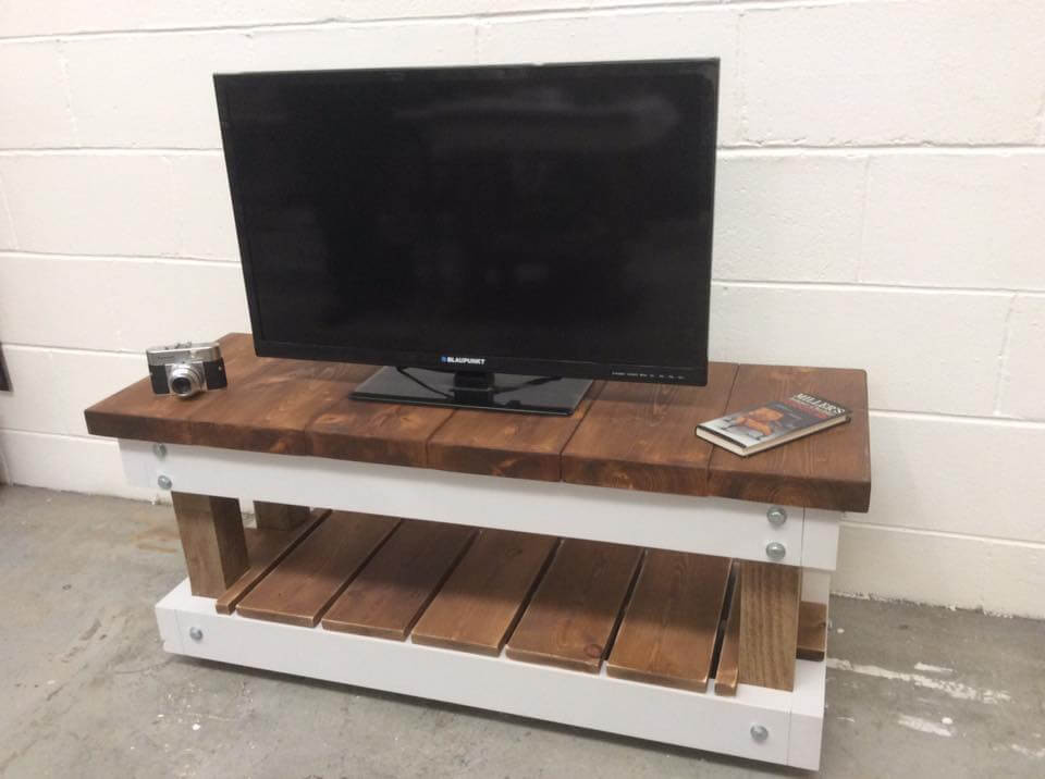 Best ideas about DIY Pallet Tv Stand
. Save or Pin Pallet TV Stand Pallet Media Console Now.